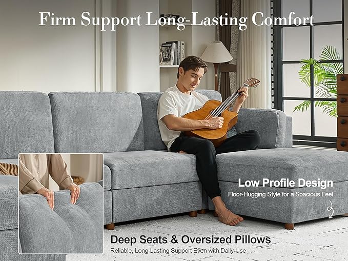 150'' Oversized Modular Sectional Sofa