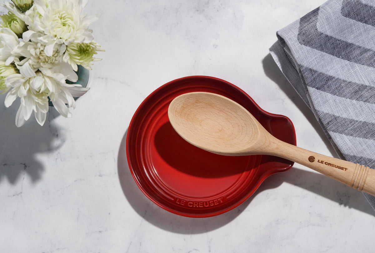 Le Creuset Signature Stoneware Spoon Rest, 6 Inches, Marseille