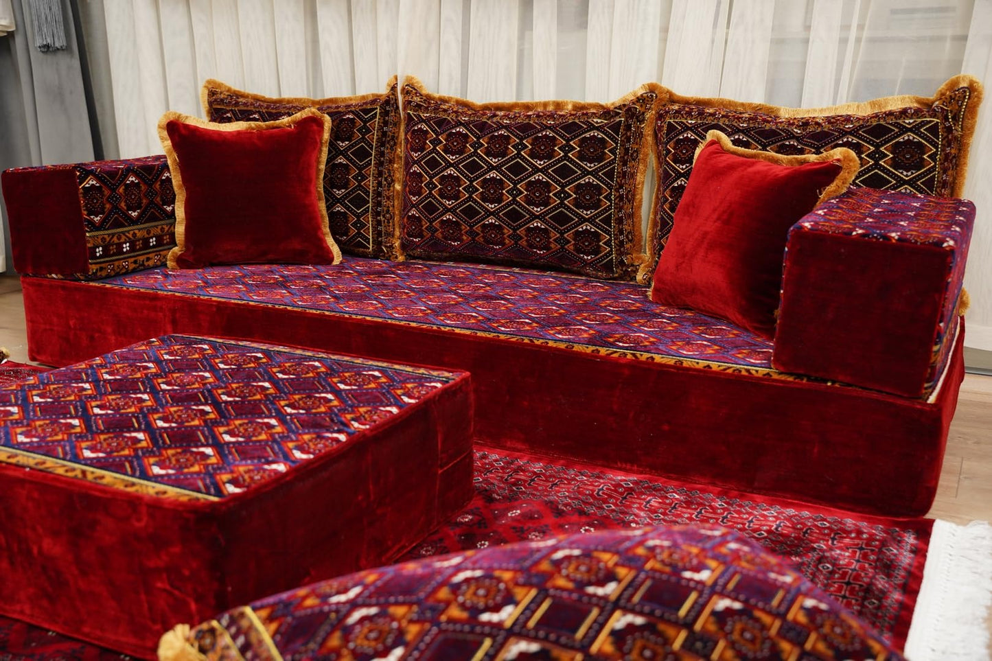 arabicsofa Traditional Floor Majlis Cushions – Modular Diwan Sectional Seating