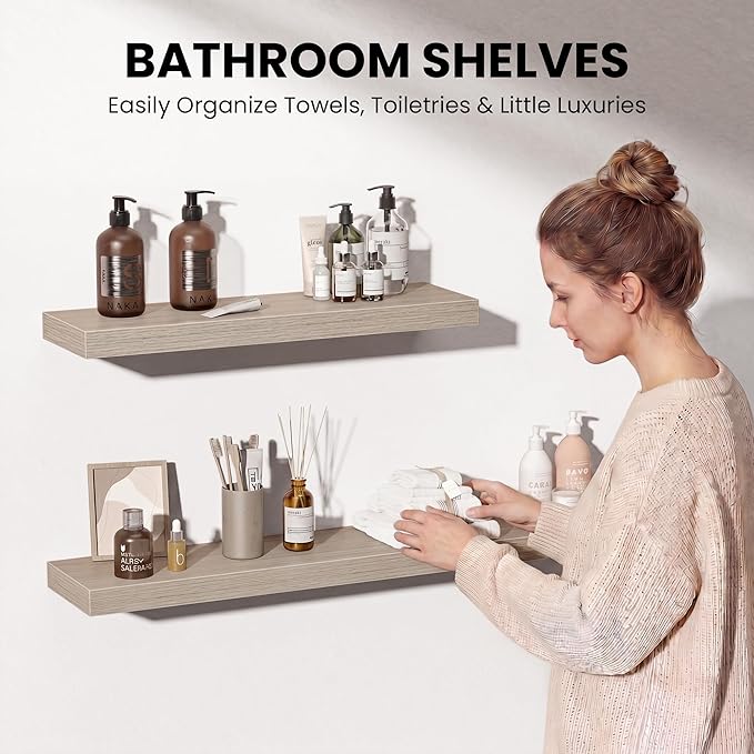 Fun Memories 55 Inch Floating Shelves
