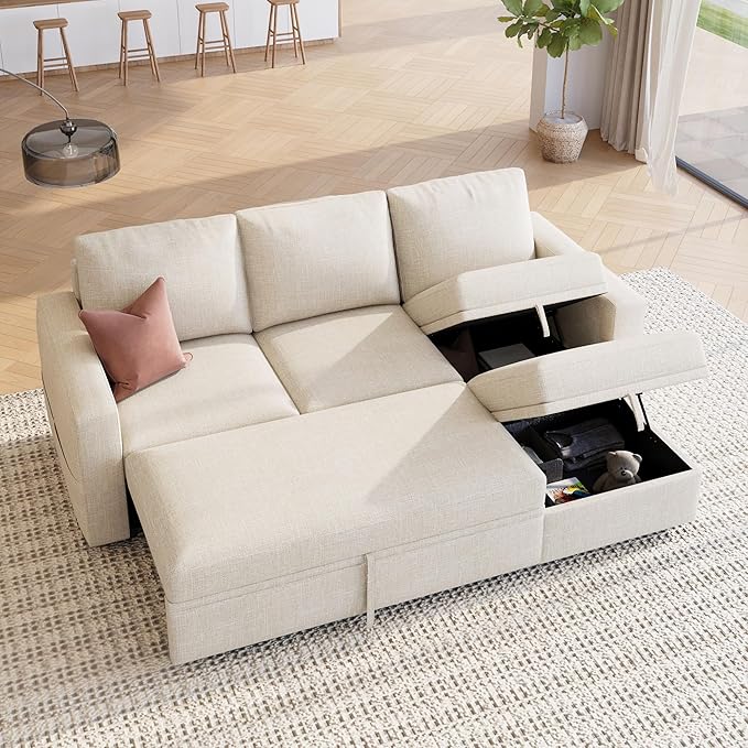 HONBAY Modular Sectional Sleeper Sofa