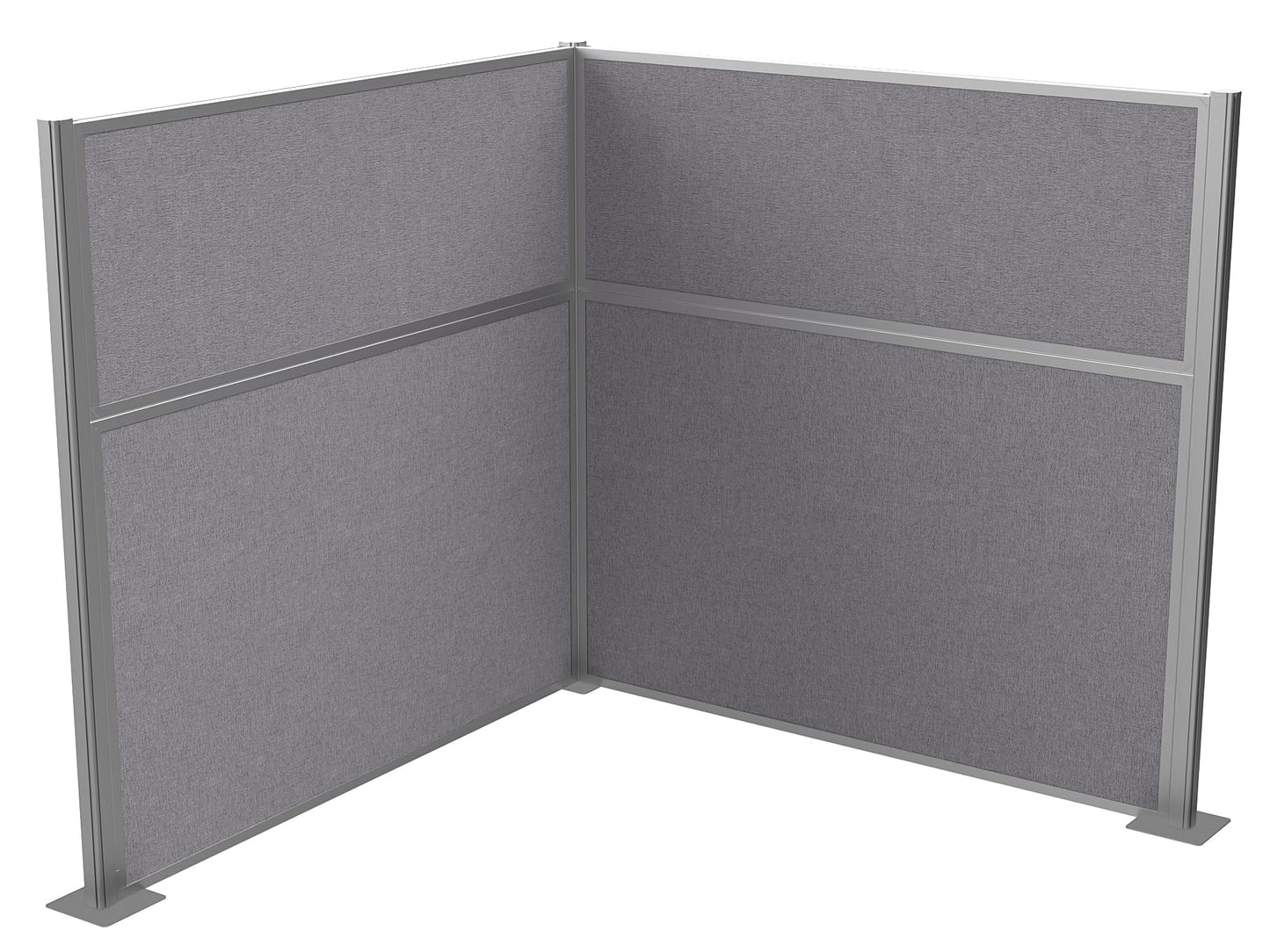 Versare Hush Panel Cubicle Kit | Workstation Partition Walls | Sound Dampening Cubicle Walls | Partitions for Desks