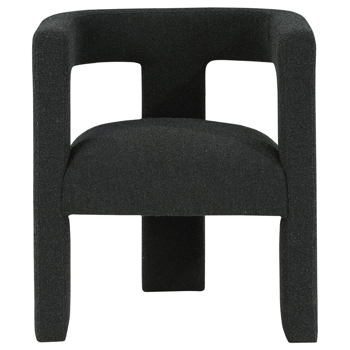 Coaster Home Furnishings Petra Boucle Upholstered Accent Side Chair Black 902882