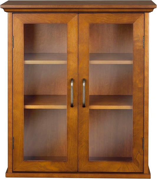 Teamson Home Avery Wooden Over The Toilet Bathroom Removable Wall Medicine