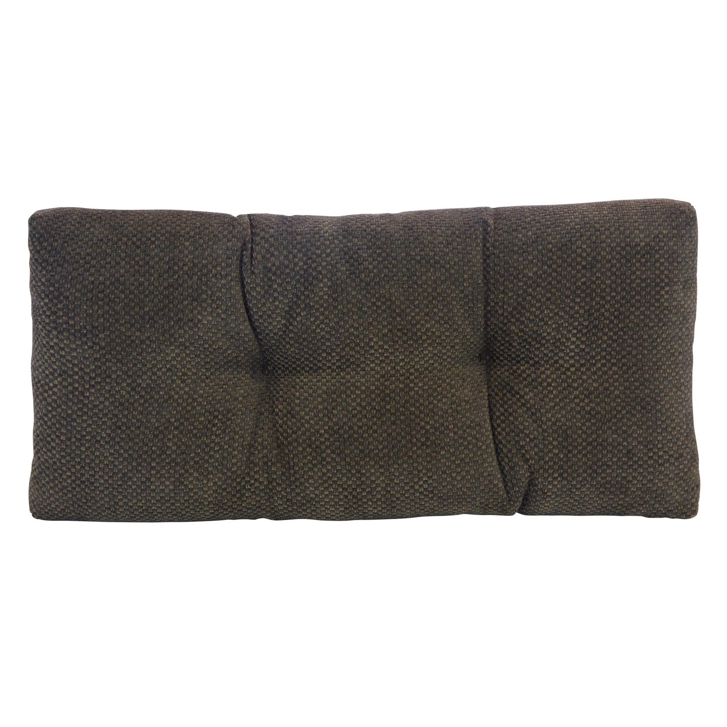 Klear Vu The Gripper Non-Slip Tufted Bench Cushion for Indoor Furniture, Assembled in USA, Entryway Storage, Bay Window, Corner Nook or Piano Seat, 30 Inches, Chenille Dark Brown