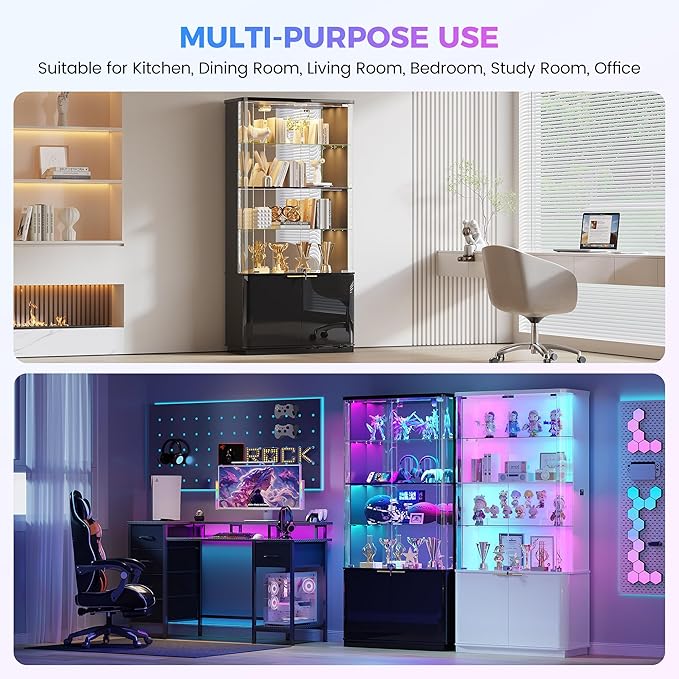71" Tall RGB Display Cabinet