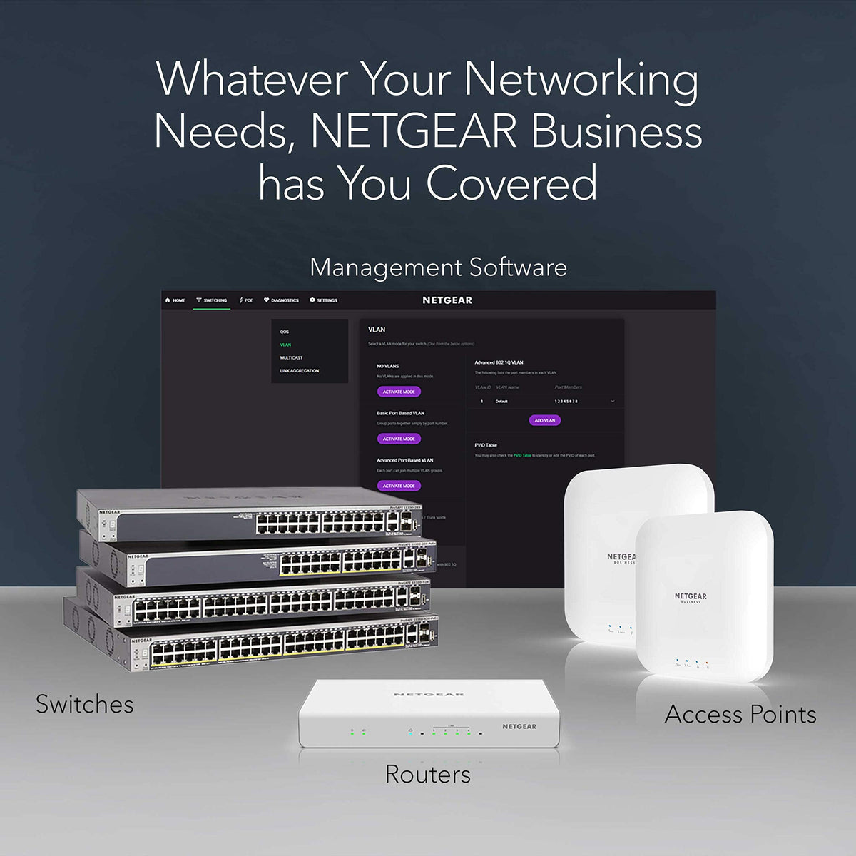NETGEAR 24 Port PoE Switch Unmanaged – 24 Port PoE Gigabit Switch with 16 PoE+ Ports (190W), Desktop or Rackmount (GS324P)