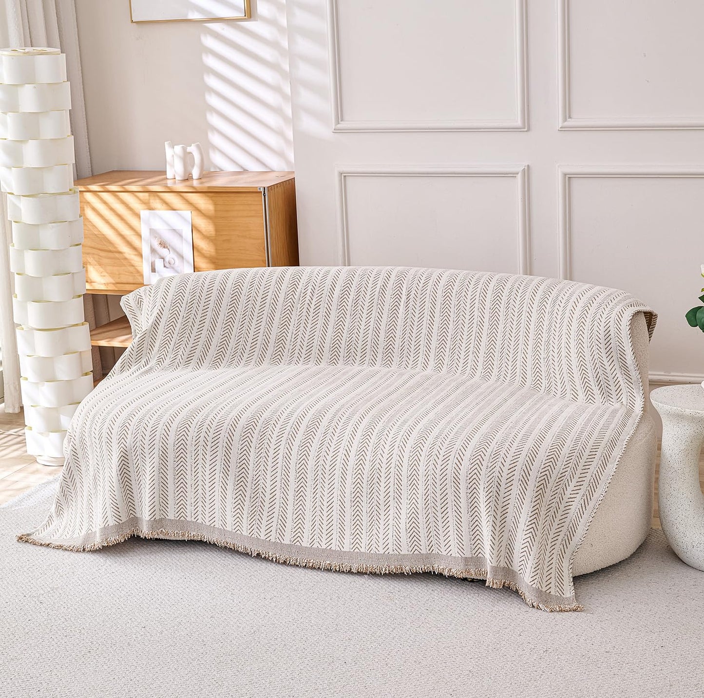 Erke Small Chair Recliner Cover Sheet Blanket, Machine Washable Non Slip Chenille Armchair Throw Cushion Slipcover for Pets, Slipper Chairs Bed Slip Covers Furniture Decor Protector