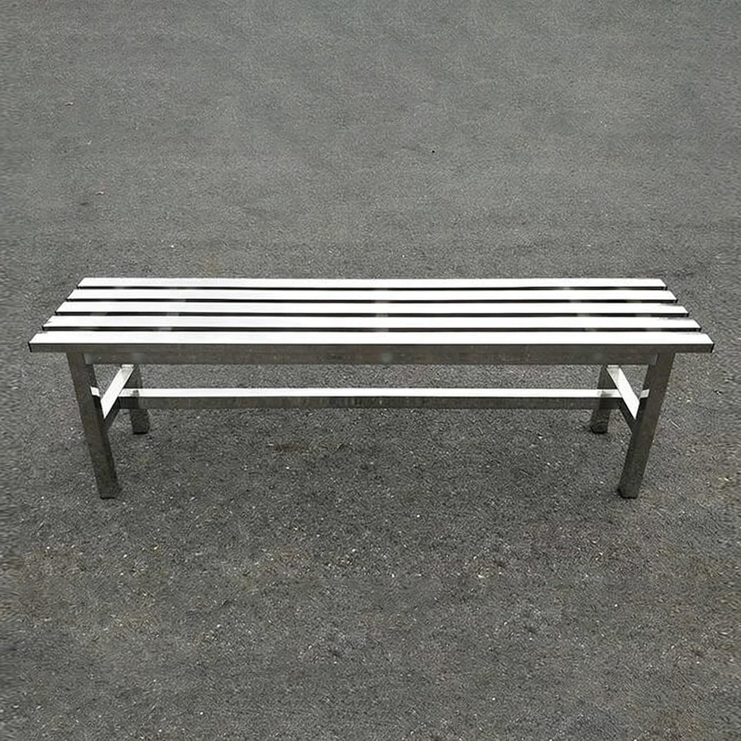 Heavy Duty 304 Stainless Steel Garden Bench - Weatherproof Backless Outdoor Furniture for Patio, Lawn, Yard, School - Supports 660 lbs (59.05"/150cm),59.05"/150cm