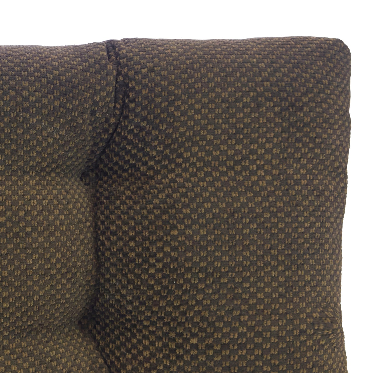 Klear Vu The Gripper Non-Slip Tufted Bench Cushion for Indoor Furniture, Assembled in USA, Entryway Storage, Bay Window, Corner Nook or Piano Seat, 33 Inches, Chenille Dark Brown