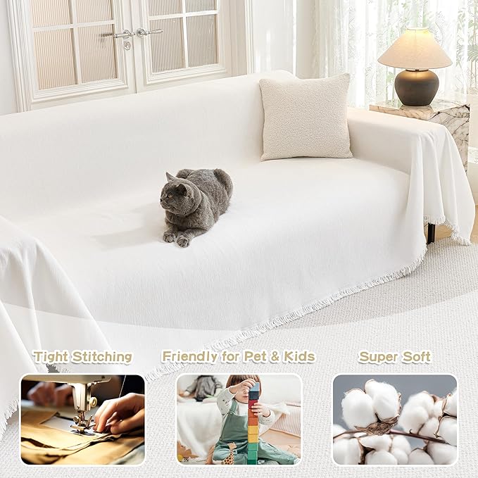 MYSKY HOME Oversized Couch Cover Sofa Covers Couch Covers