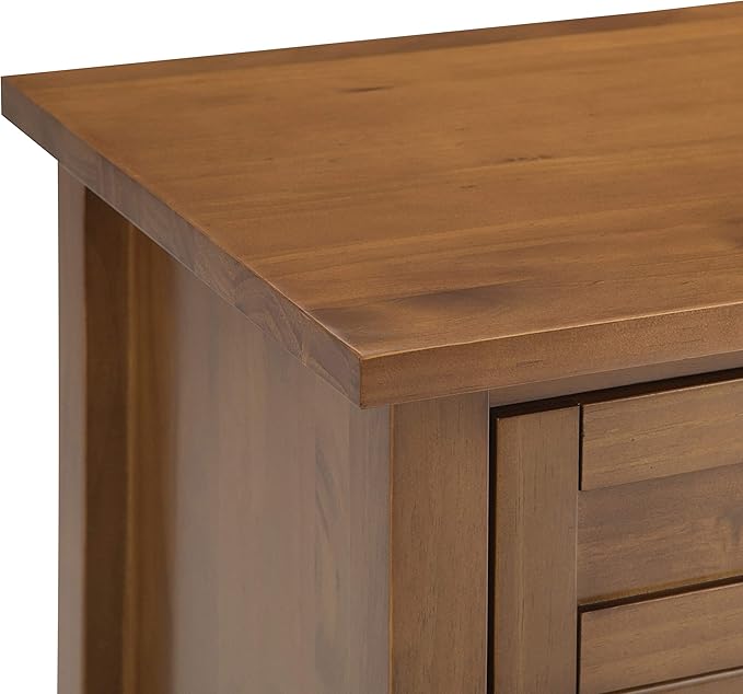 SIMPLIHOME Warm Shaker Bedside Table