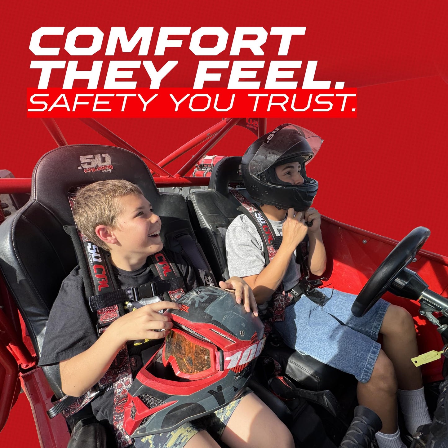 1pc 4 Point Harness for Bucket Seat, Push Release, 10 Color Options, Racing Harness, Race Car, Off Road, UTV, RZR [6008A2]