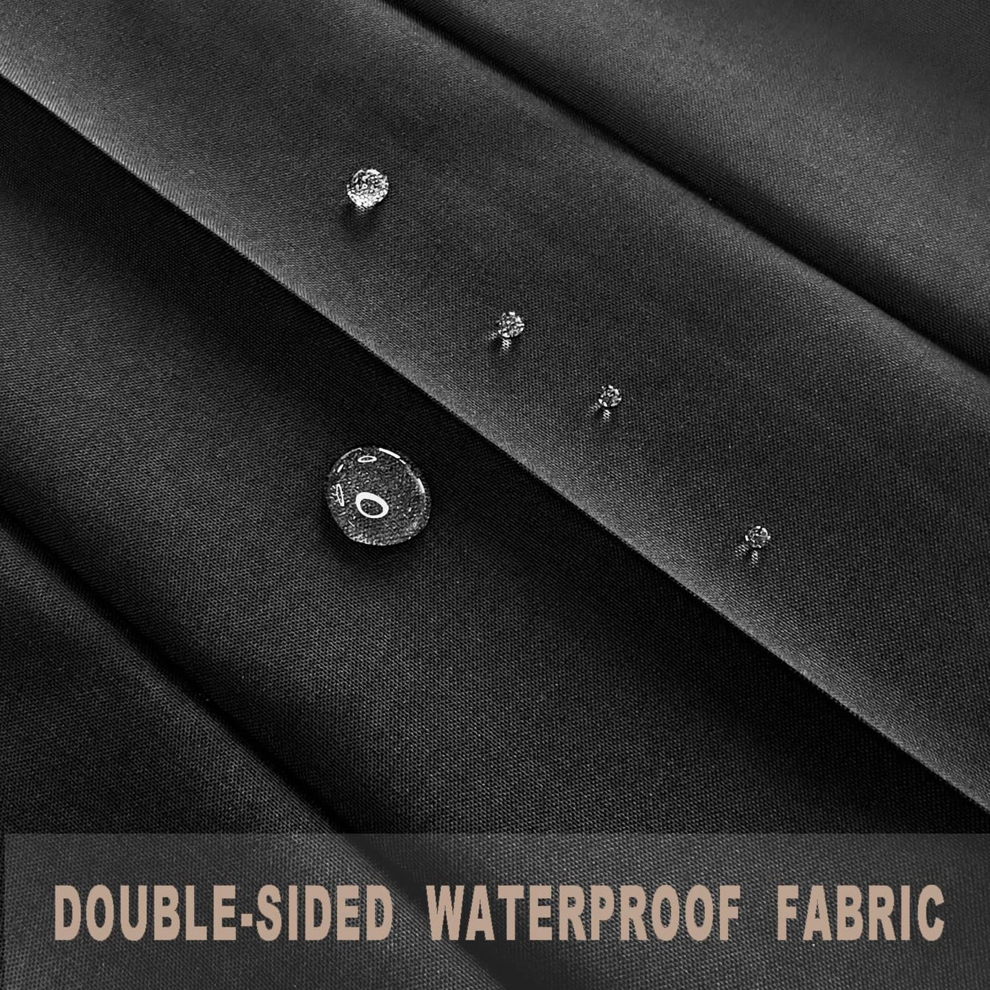Vatge Doorway Curtains Privacy - Black Curtains for Closets Without Doors Room Divider for Doorway, Hanging Privacy Curtain Wall for Room Separation,1 Panel with Tieback, W52 x L78, Black