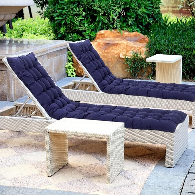 67 x 19 Inch Chaise Lounge Cushions Soft Lounge Chair Cushion Gravity Chair