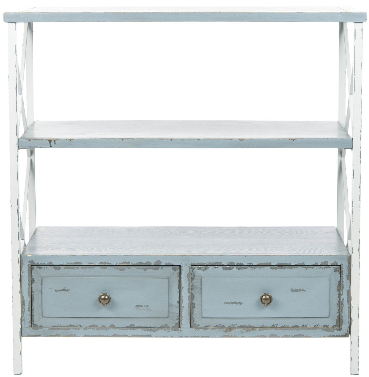 Safavieh American Homes Collection Chandra Pale Blue and White Smoke Console Table