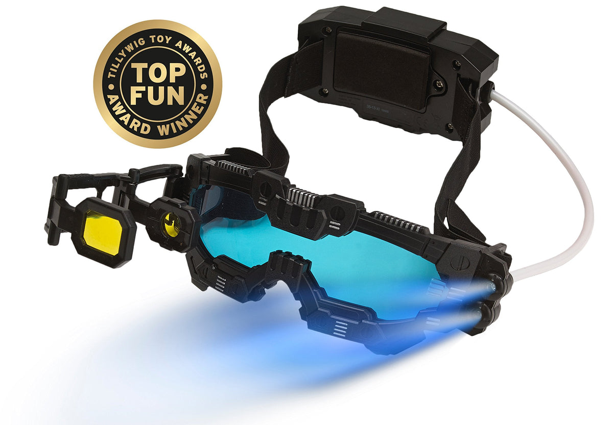 SpyX / Micro Gear Set + Night Mission Goggles - 4 Must-Have Tools Attached to an Adjustable Belt + LED Light Beams Glasses! Jr Agent Favorite & Perfect for Your Spy Gear Collection!