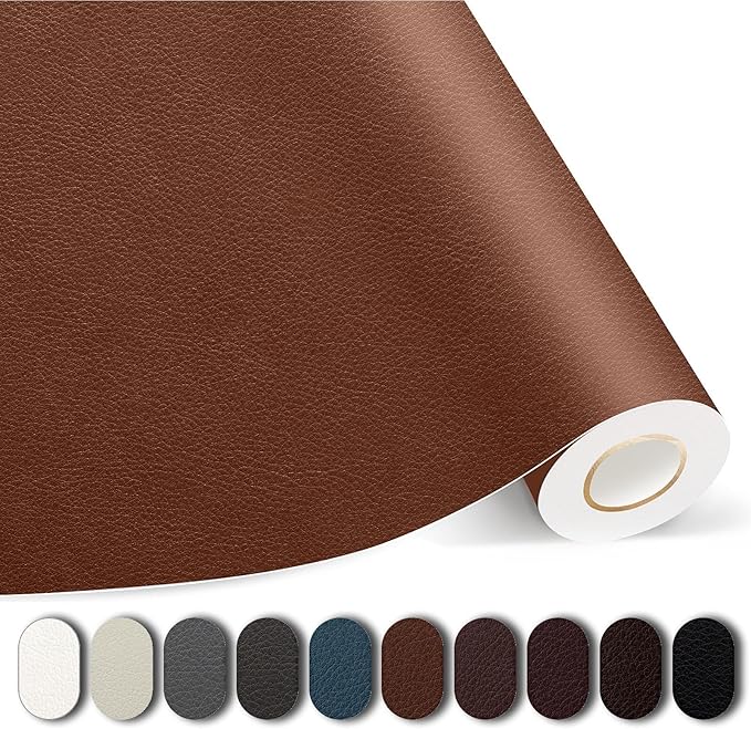Kangshoon Leather Repair Patches, Self-Adhesive Leather Repair Tape, Stretch