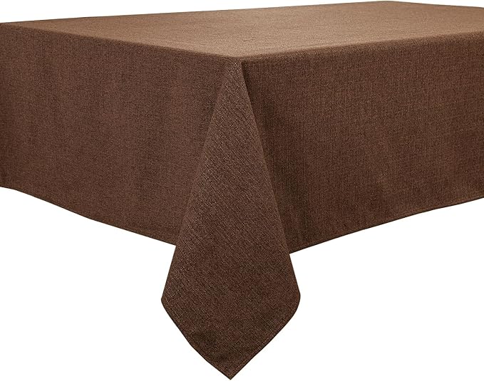BALCONY & FALCON Rectangle Tablecloth 47" x 63" Washable Wrinkle Resistant and