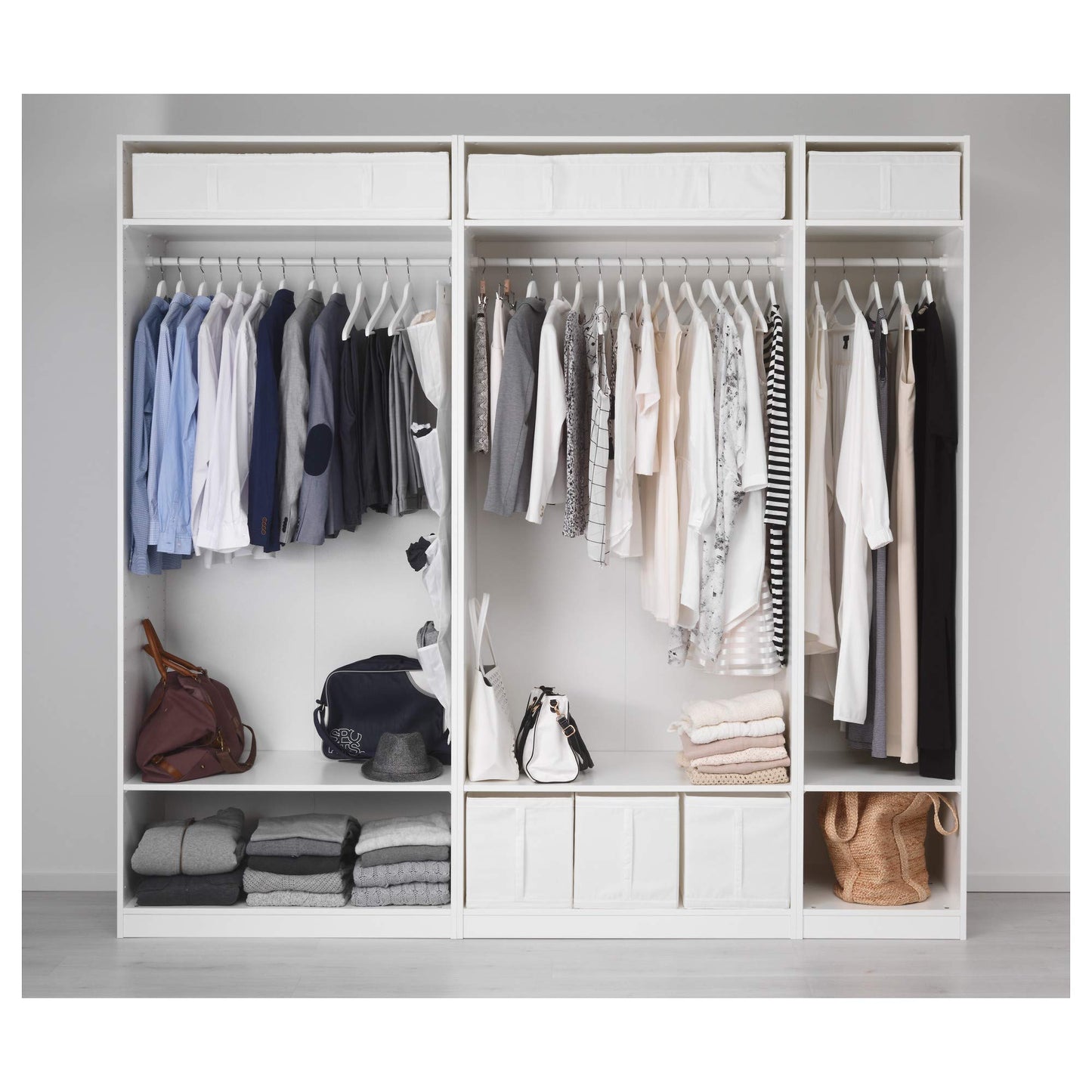 ProTuning PAX Wardrobe, white, 250x58x236 cm