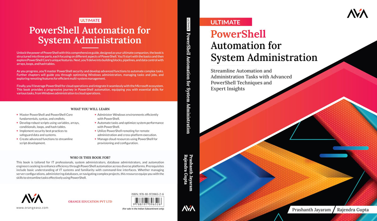 Ultimate PowerShell Automation for System Administration: Streamline Automation and Administration Tasks with Advanced PowerShell Techniques and ... (Cloud Ops Engineer — Automation Path)