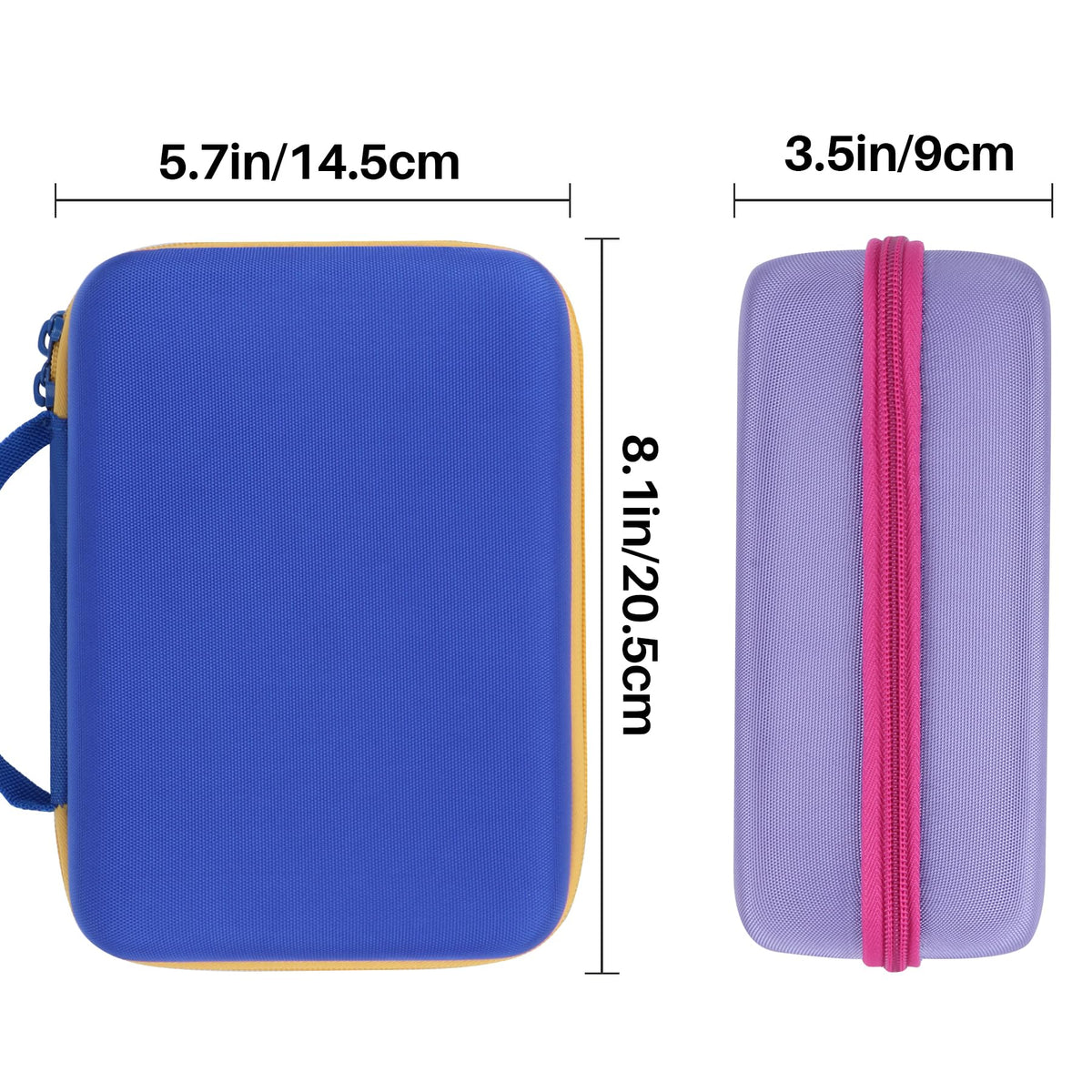 Lebakort Storage Case Compatible with LeapFrog Fridge Phonics Magnetic Letter Set (Purple+Pink Case)