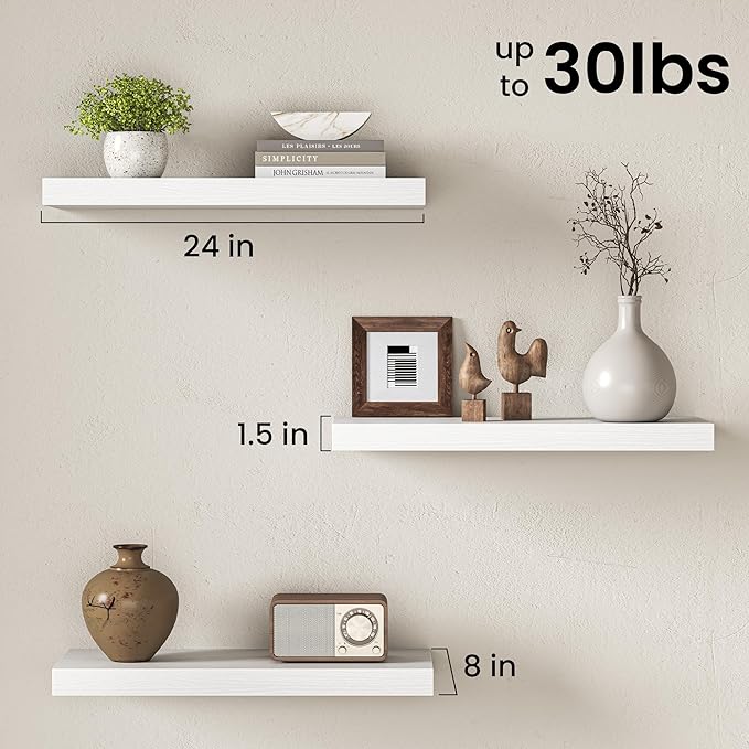 Fun Memories 24Inch Floating Shelves