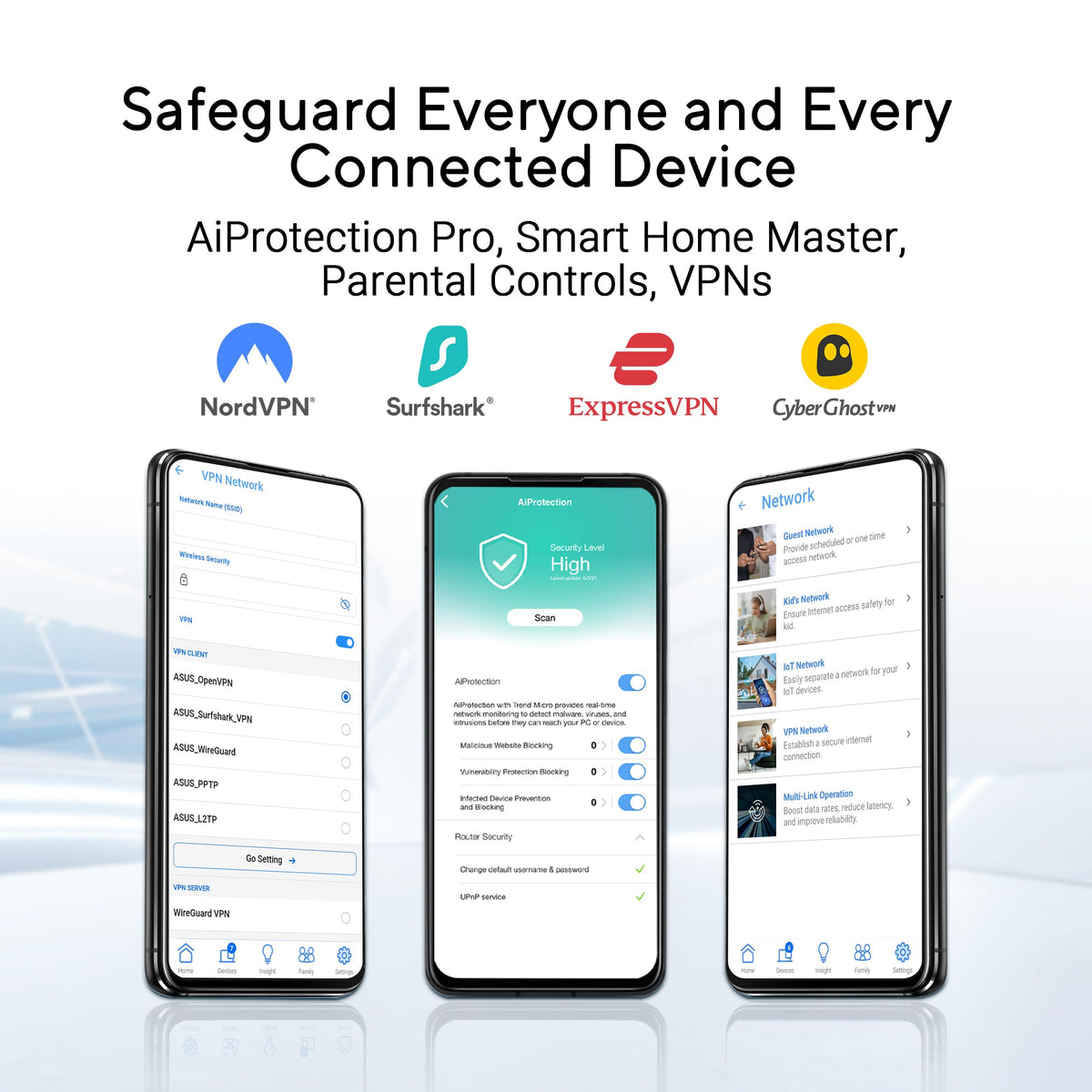 ASUS RT-BE92U BE9700 Tri-Band WiFi 7 Router, Supports New 320MHz Bandwidth & 4096-QAM, MLO, AI WAN Detection, AiMesh Support, Subscription-Free Network Security & Comprehensive VPN Features