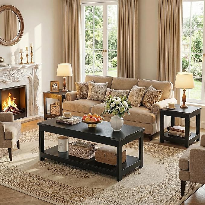 Homieasy 43.3” Rectangular Coffee Table