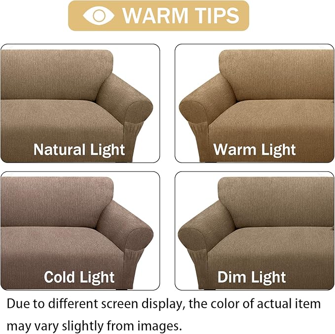 Loveseat Slipcover with 2 Pillow Cover