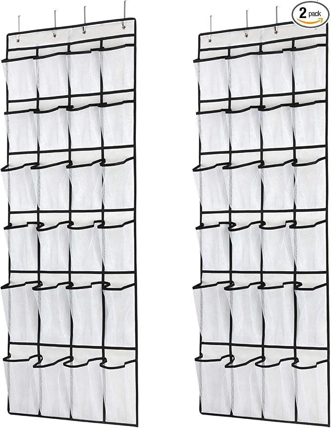 SAVERHO Hanging Shoe Organizer, Over The Door Shoe Organizer