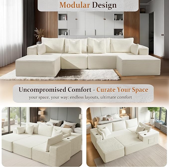 30" Cloud Sectional Couch Single Seat