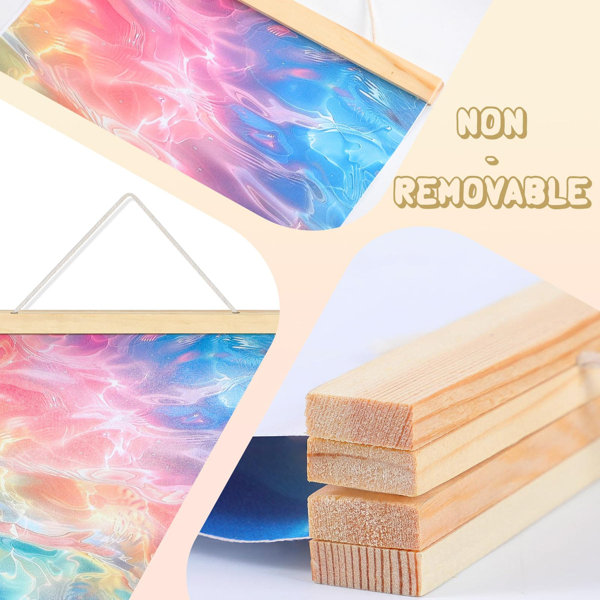 Buddha Canvas Wall Art, Buddha in the Green Jungle Painting Print Poster, Zen Statue Art Pictures Artwork, Meditation Buddhism Wall Decor for Yoga Room, Living Room Framed, 12x16inch