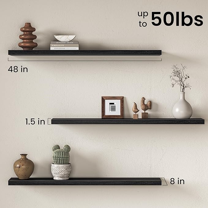 Fun Memories 48Inch Floating Shelves