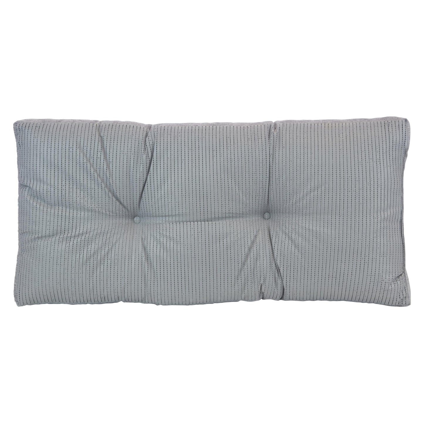 Klear Vu The Gripper Non-Slip Tufted Bench Cushion for Indoor Furniture, Assembled in USA, Entryway Storage, Bay Window, Corner Nook or Piano Seat, 30 Inches, Chenille Gray