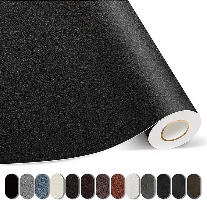Kangshoon Leather Repair Patches, 17X158 Inch Self-Adhesive Leather Repair Tape