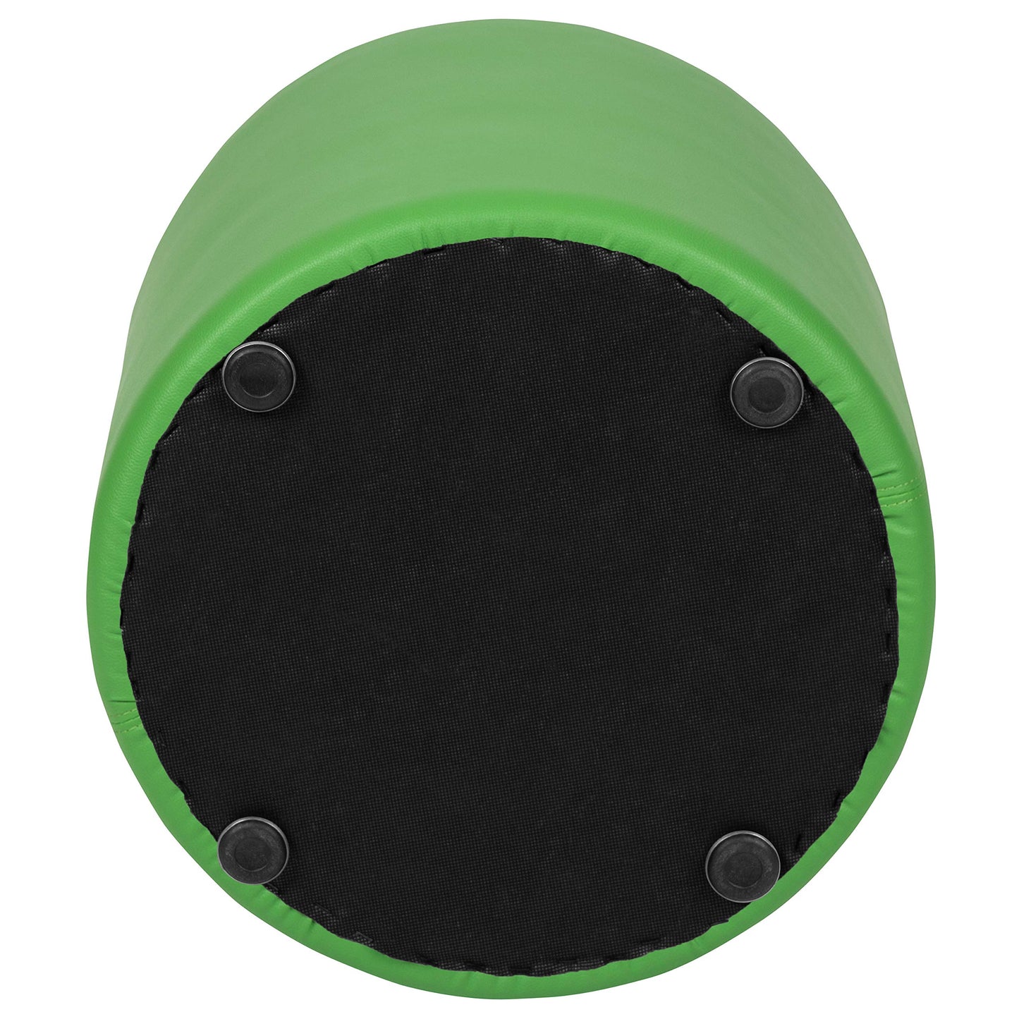 Flash Furniture Nicholas Soft Seating Flexible Circle for Classrooms and Common Spaces - 18" Seat Height (Green)