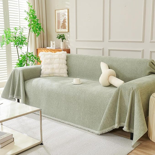 DREAMINGO Sofa Covers Washable Thick Chenille Couch Cover