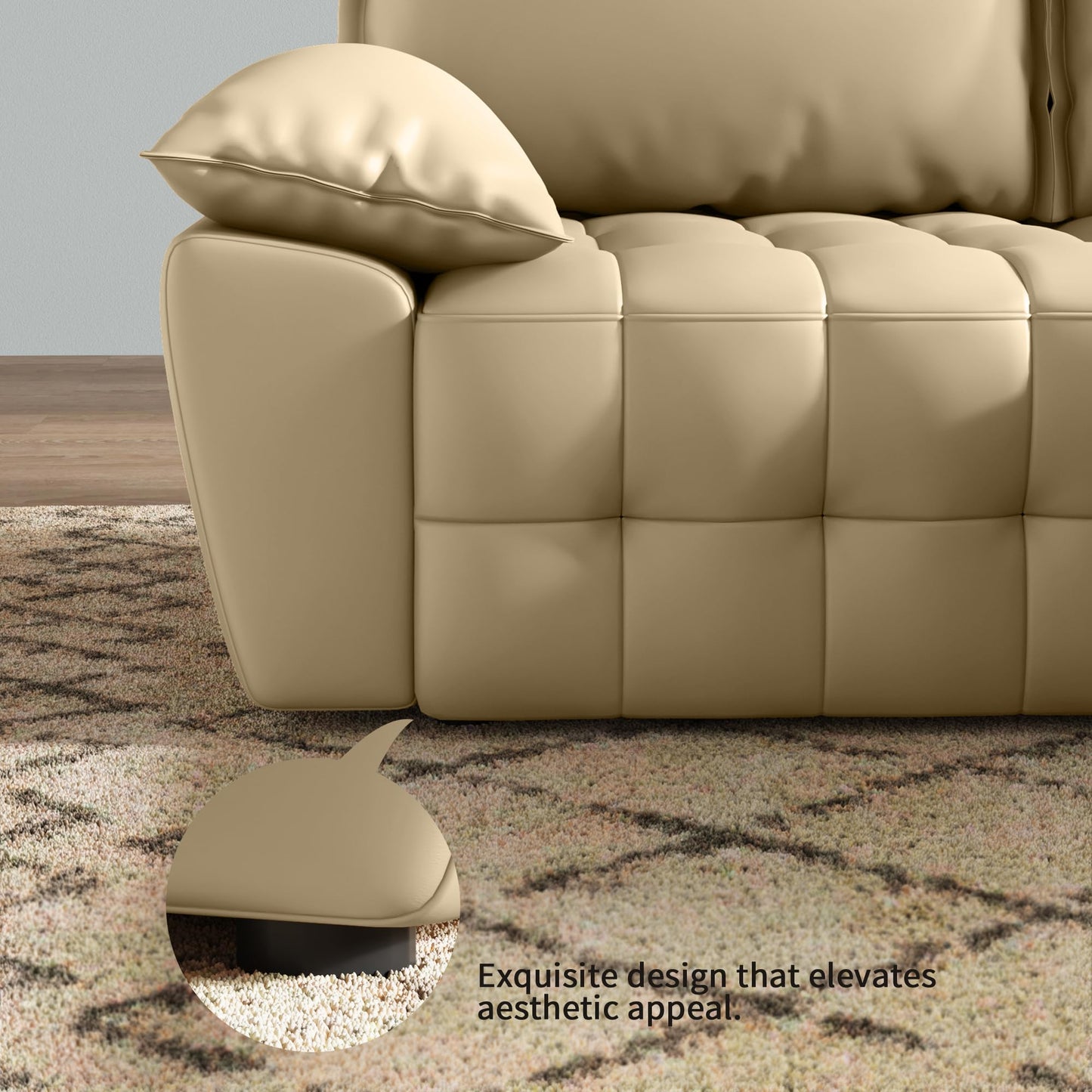 SILKIR Sectional Couches for Living Room,Modular Sectional Sofa,L Shaped Couch,Sofa with Chaise,Modular Sofa for Bedroom