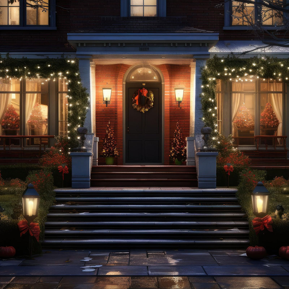 Baquler 8 Pcs Christmas LED Window Candles with Sensor Dusk to Dawn Light Sensor 9.37 Inches Cordless Flameless Battery Taper Candles with Flickering Amber Flame for Xmas Home Decor(Gold)