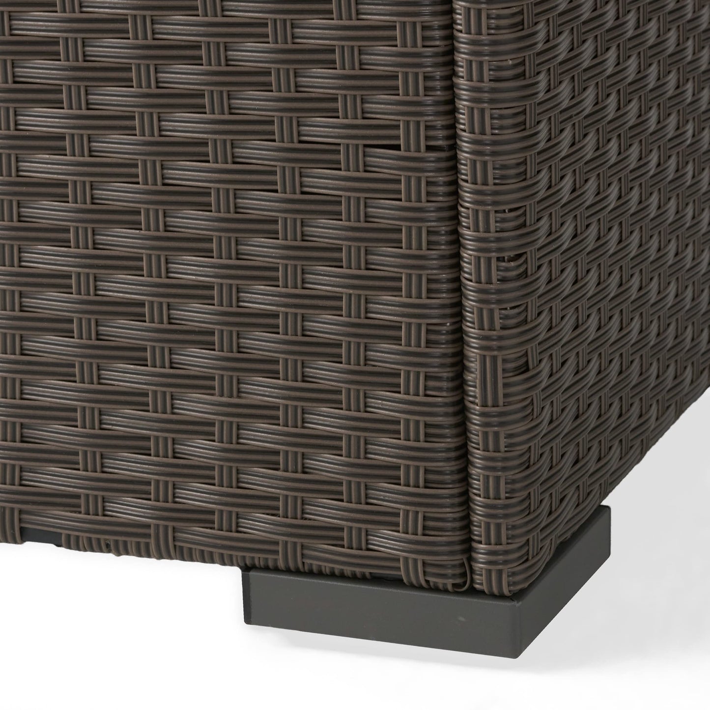 Christopher Knight Home Trinidad PE Bar, Dark Brown, Dimensions: 51.50”L x 25.15”W x 39.00”H