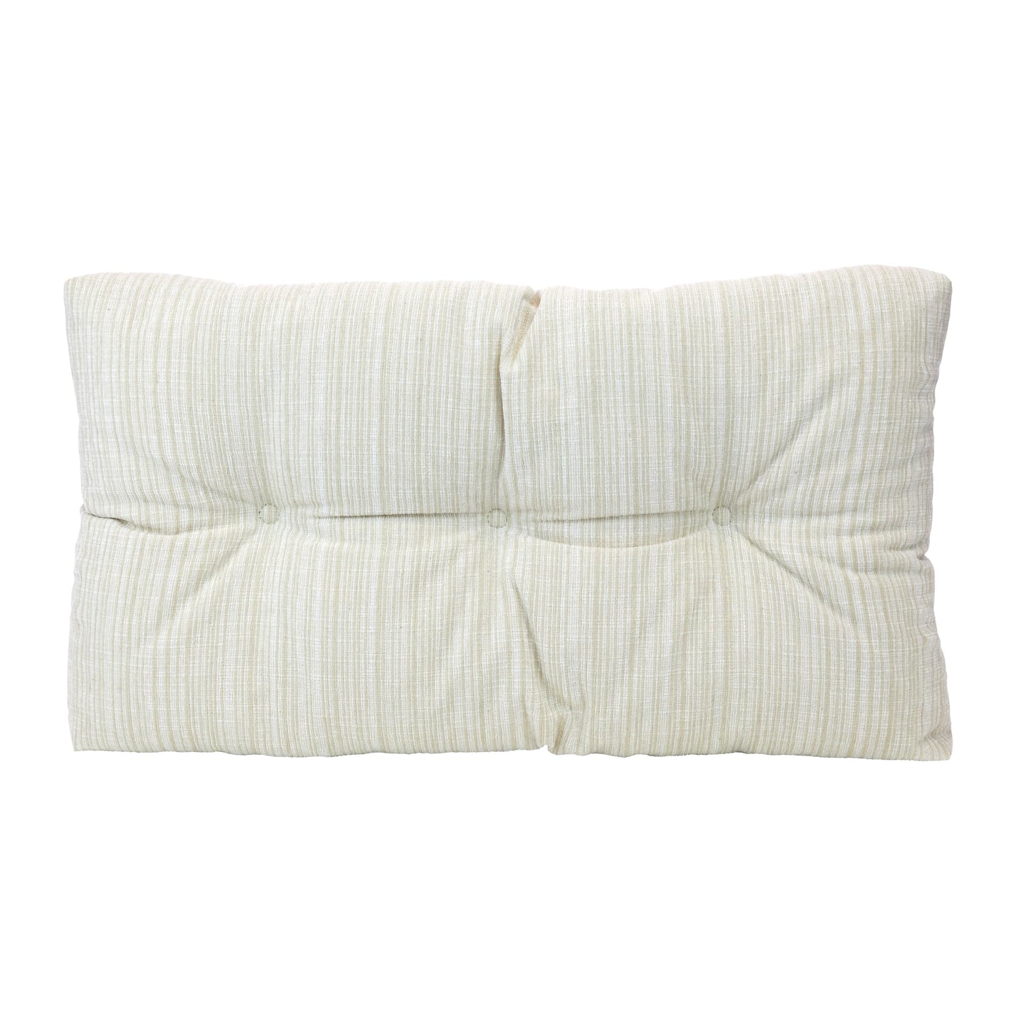 Klear Vu The Gripper Non-Slip Tufted Bench Cushion for Indoor Furniture, Assembled in USA, Entryway Storage, Bay Window, Corner Nook or Piano Seat, 27 Inches, Chenille Cream