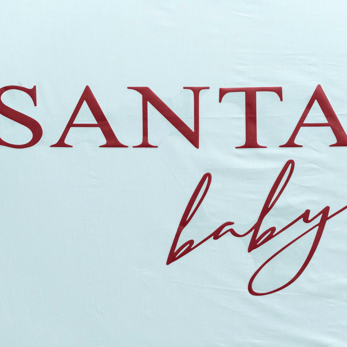 Santa Baby Decal - Christmas Baby Shower Party Sticker,Sign Party Balloon Arch Decorations,Gender Reveal Party Supplies Decorations,Winter Holiday Welcome Party Decor Decal (red)