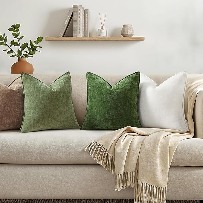 decorUhome Summer Couch Throw Pillow Covers 12x20 Set of 2, Decorative Soft