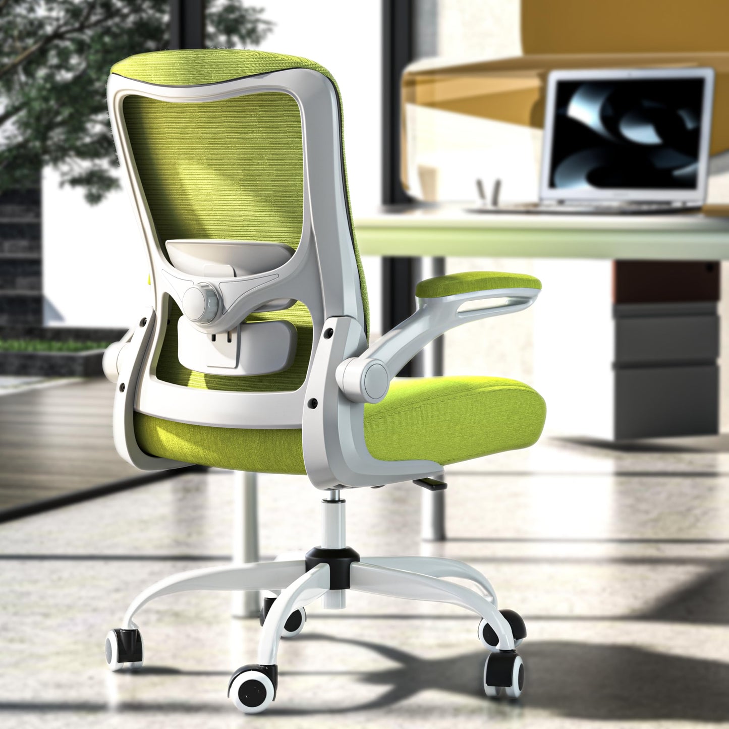 Ergonomic Office Chair for Long Hours, Relieve Back Pressure, Stay Comfortable & Focused All Day, 330LBS Capacity, Ideal for Home Office, Office & Study