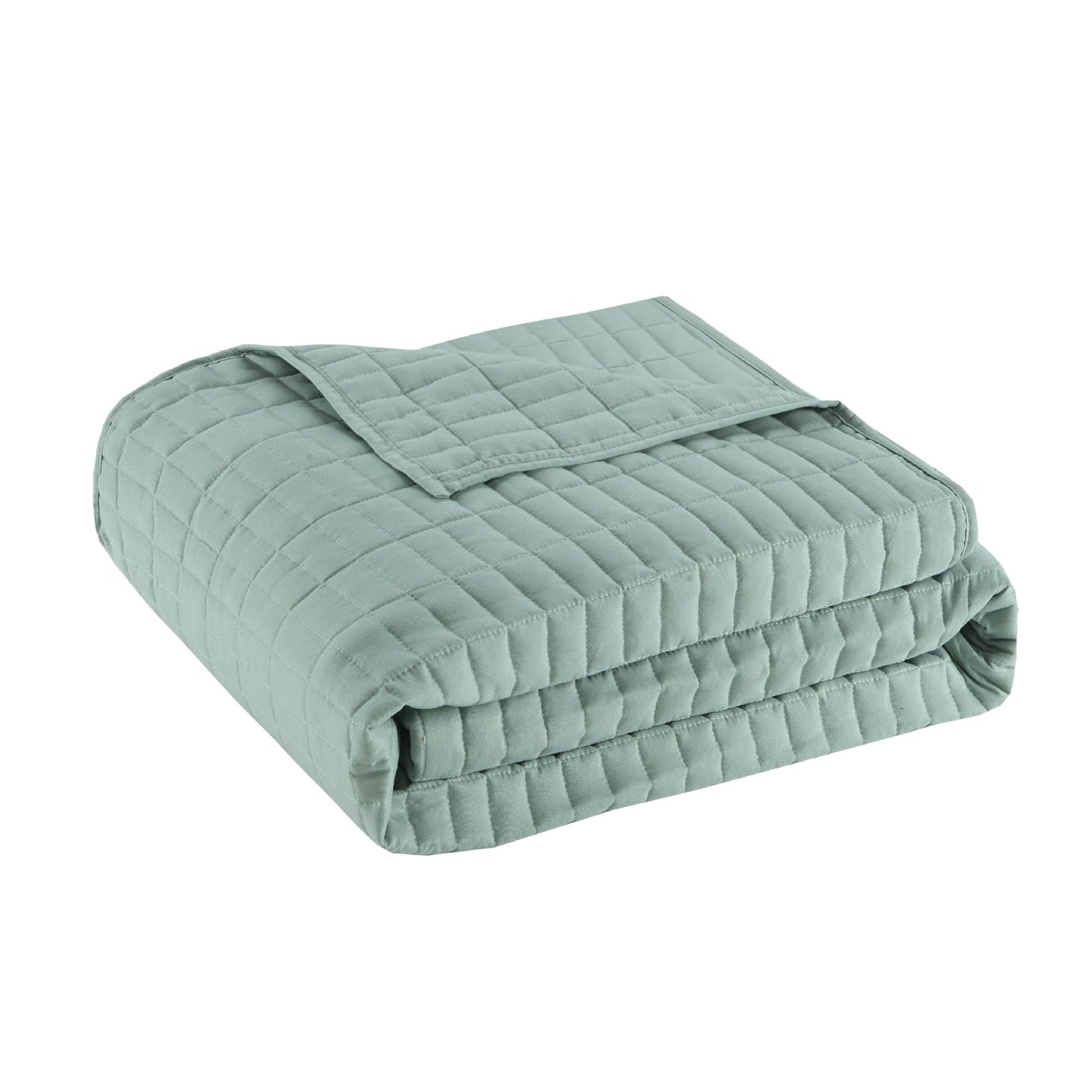 Comfort Spaces Daybed Cover - Luxe Double Sided Quilting, All Season Cozy Bedding with Bedskirt, Matching Shams, Kienna Sage Green75"x39" 5 Piece
