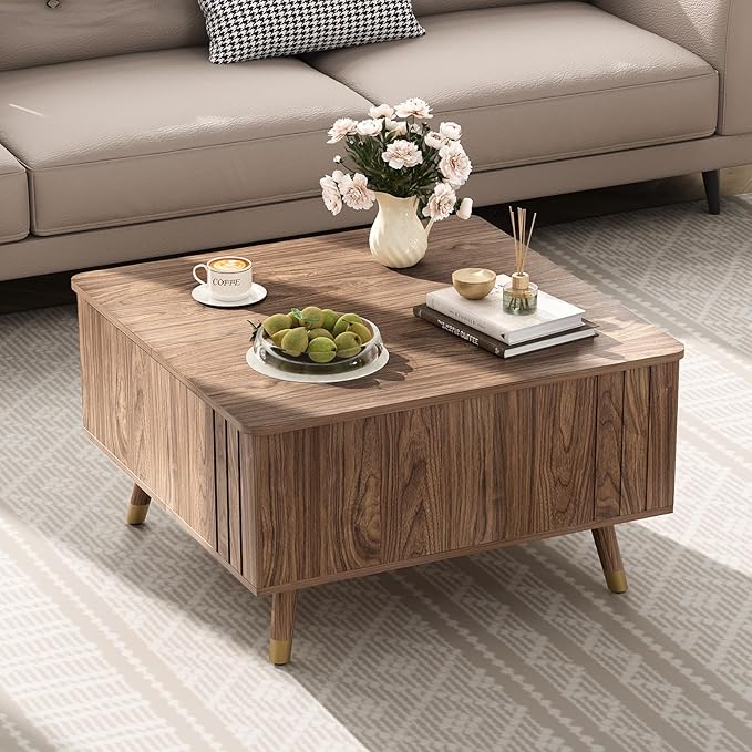 SULIVES Lift Top Coffee Table