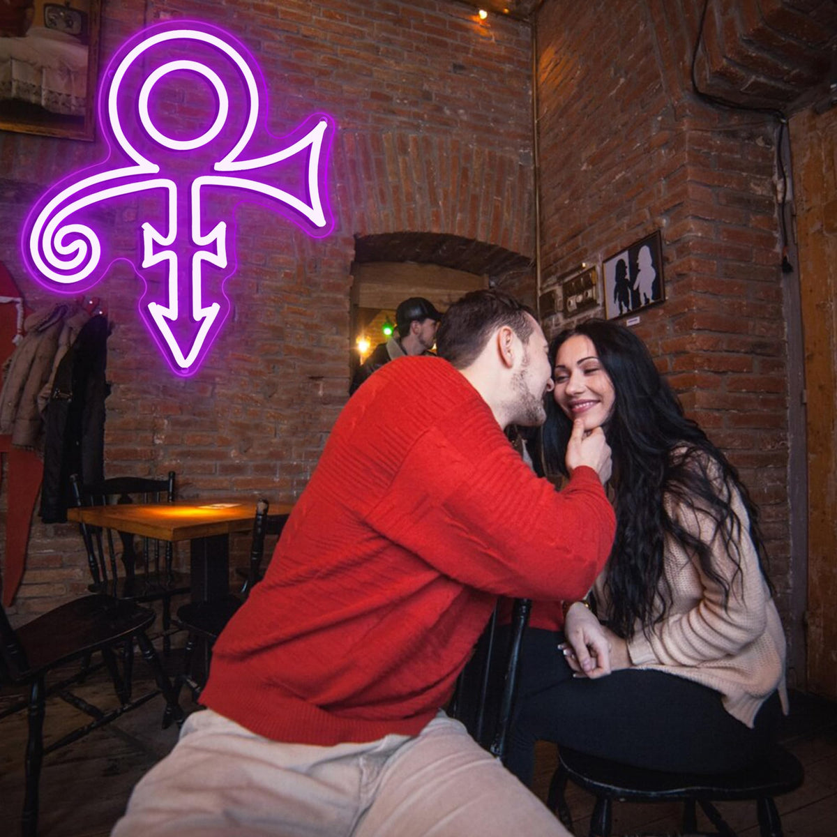 Prince Purple Symbol Neon Signs for Wall Decor,Dimmable Music Singer Love Symbol Sign,USB Powered Neon Light for Dorm Man Cave Bar Music Studio Party Birthday Gifts(11.8 * 13.3in)