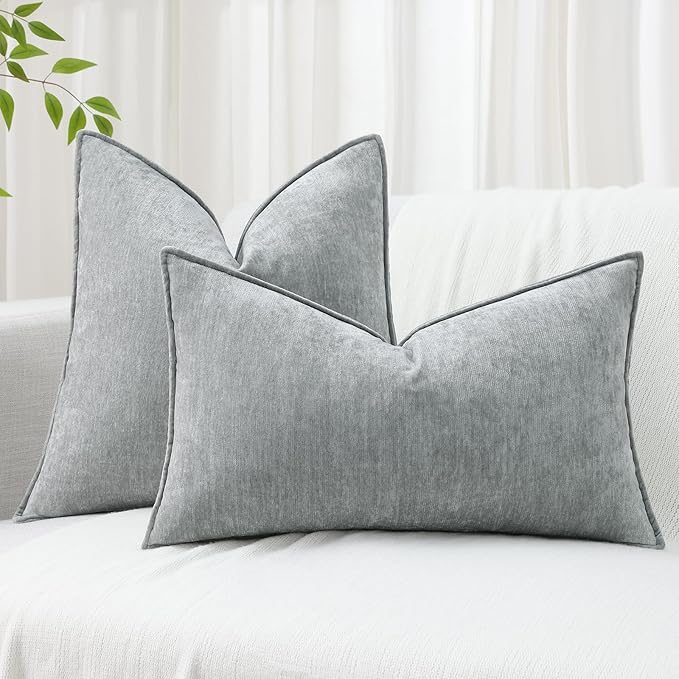 decorUhome Summer Couch Throw Pillow Covers 16x16 Set of 2, Decorative Soft