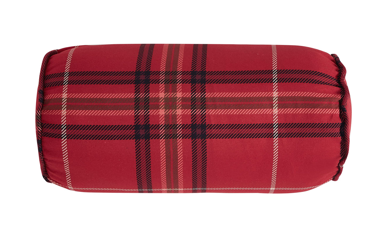 Southshore Fine Living, Inc. Twin Daybed Cover Set, 6-Piece Daybed Comforter Set for Trundle Bed with Quilt, 3 Pillow Shams, Bed Skirt, Throw Pillow, Red Plaid Christmas Bedding